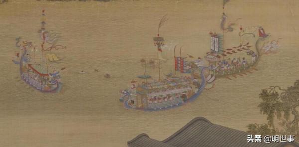 圓明園內觀賞龍舟競渡的蓬島瑤臺