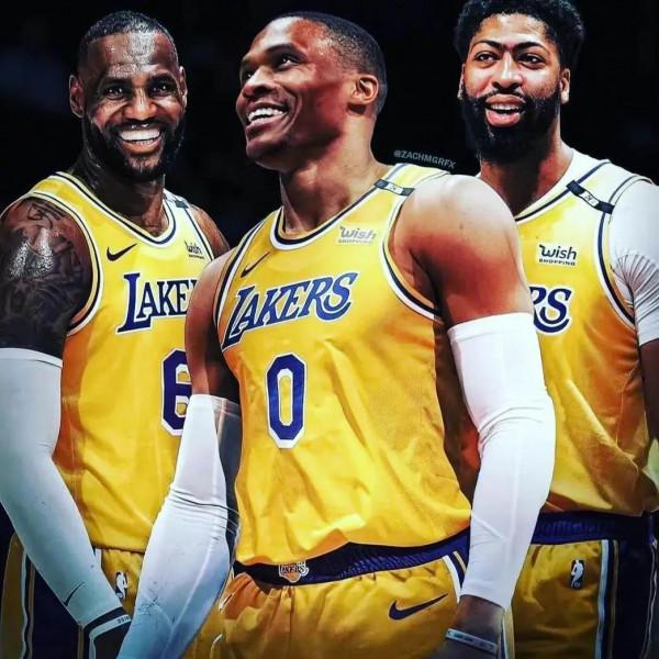 湖人即將再戰勇士，湖人三巨頭合體作戰