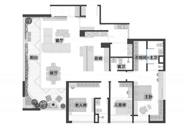 220㎡大平層,大橫廳7米長,換成我也心甘情願買高層,比別墅舒服 220㎡大平層,大橫廳7米長,換成我也心甘情願買高層,比別墅舒服