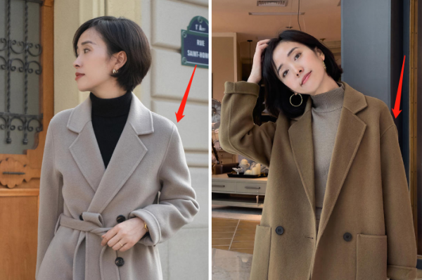 誰說小個子不能穿長大衣？看這位身高158博主的示範，思路很清晰