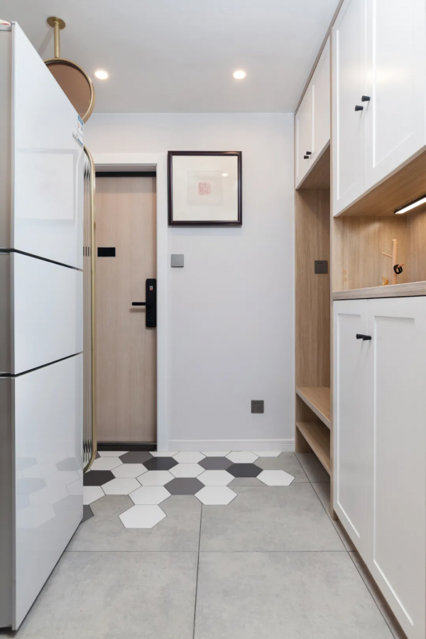 爆改53㎡「手槍型」老破小，收納翻倍還有步入式衣帽間