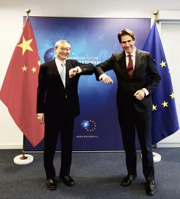 張明大使辭行拜會歐盟機構主要領導人及高官 張明大使辭行拜會歐盟機構主要領導人及高官