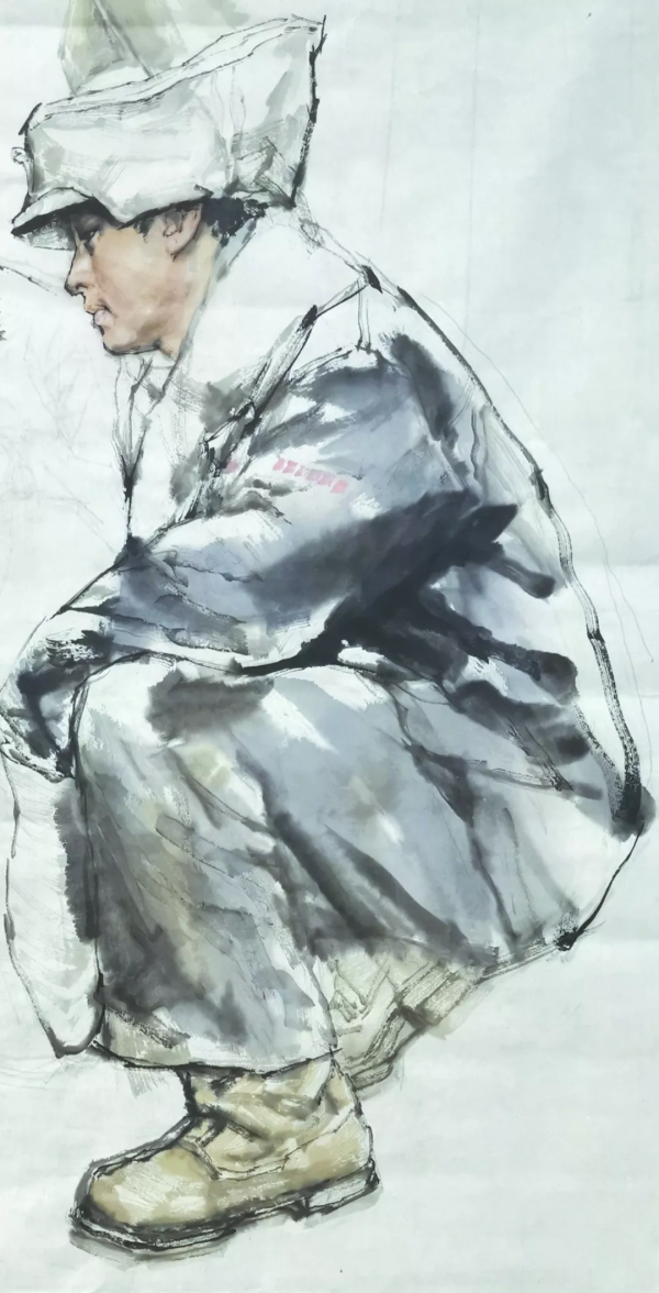 藝苑 | 畫家姜海倉畫出了不一樣的鞍鋼人