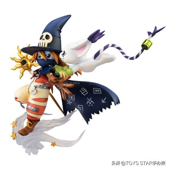 數碼寶貝 MegaHouse手辦再現 迪路獸與巫師獸神仙友情