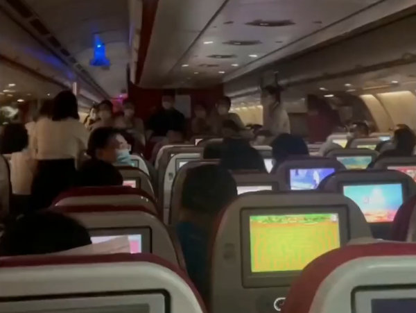 海南一孕婦飛機臨產，護士與空姐緊急接生，嬰兒誕生全機鼓掌
