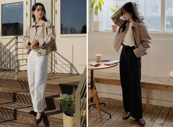 早春的第一件薄外套！小個子照著這樣穿，顯高又氣質