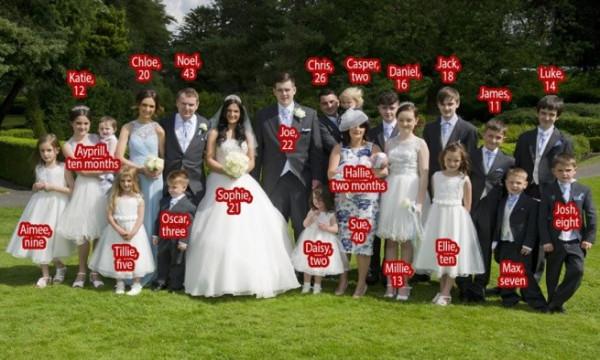 英國夫妻31年生下22個娃，現已有6個孫輩，晚年的快樂無法想象