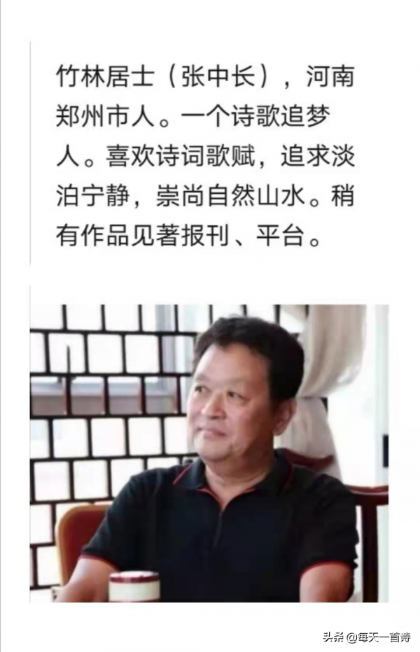 民間力量,中國實力詩人,河南詩人:竹林居士 民間力量,中國實力詩人,河南詩人:竹林居士