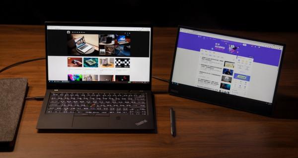 評測 | 這個便攜顯示器還能畫畫——ThinkVision M14t 評測