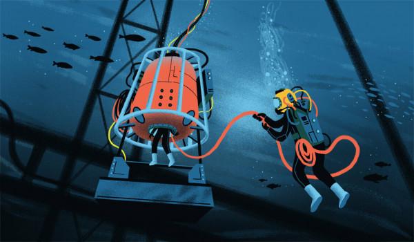 4名潛水員被瞬間炸碎！飽和式潛水如此危險，為何還有人冒險？