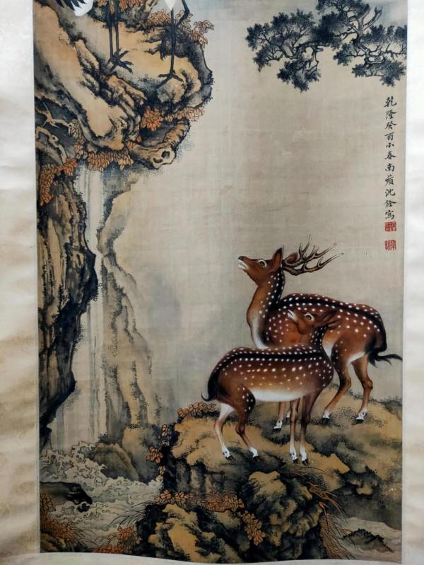 清乾隆沈銓精品畫鑑賞