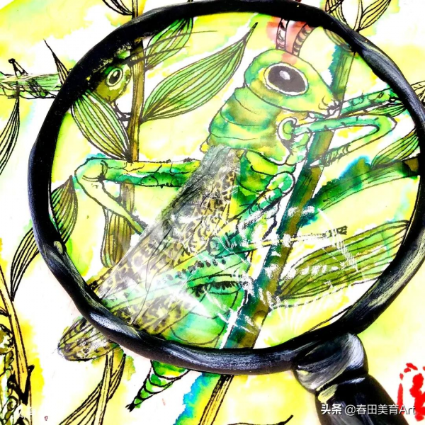教程丨少兒美術課程《昆蟲記》