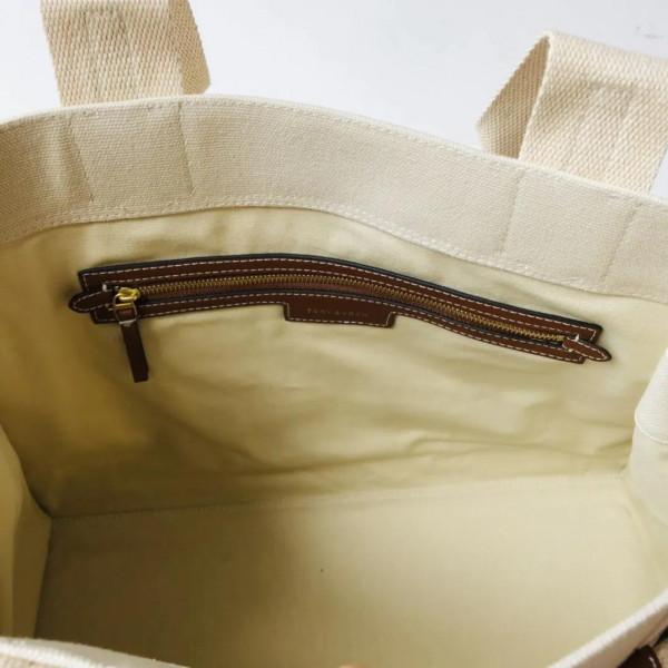 帆布購物袋，帆布配皮材料，經典大方