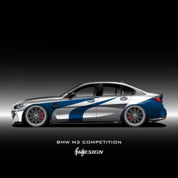 “耗”色之徒，高精度刻畫的全新寶馬M3改裝塗裝設計