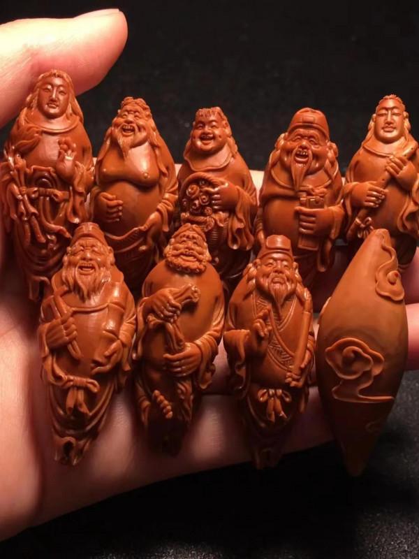 「八仙」蘇工名家核雕作品