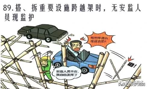 最新安全生產百錯圖及漫畫！（收藏學習）