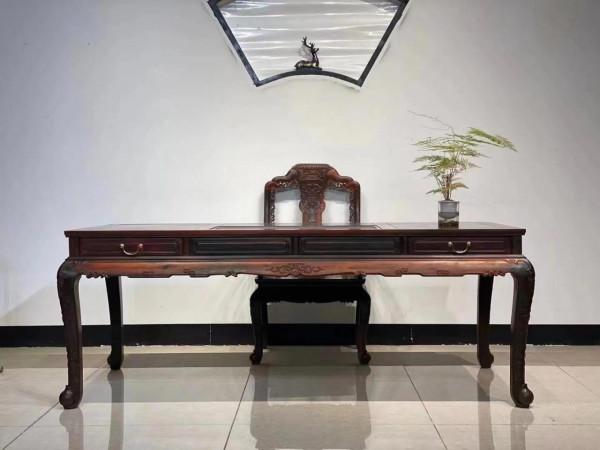 大紅酸枝豪華茶桌