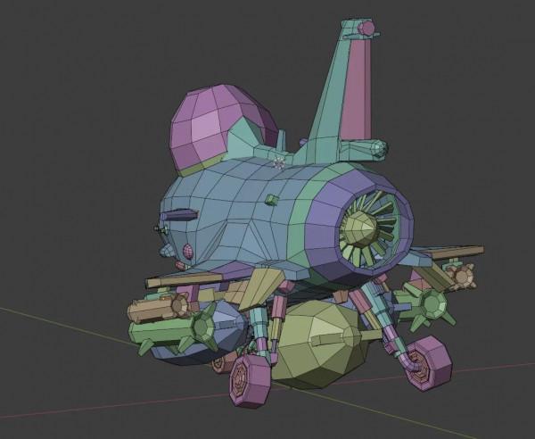 q版殲10戰鬥機粗模已完結