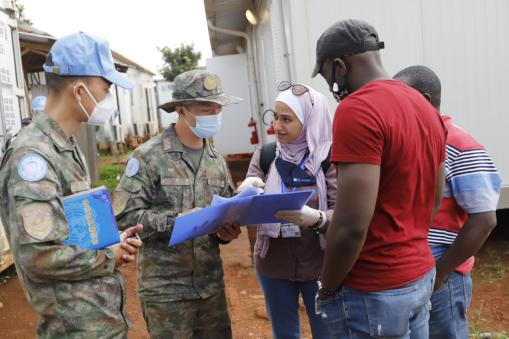 揚藍盔精神，展大國擔當&mdash;&mdash;中國第25批赴剛果（金）維和工兵分隊春節期間堅守施工一線