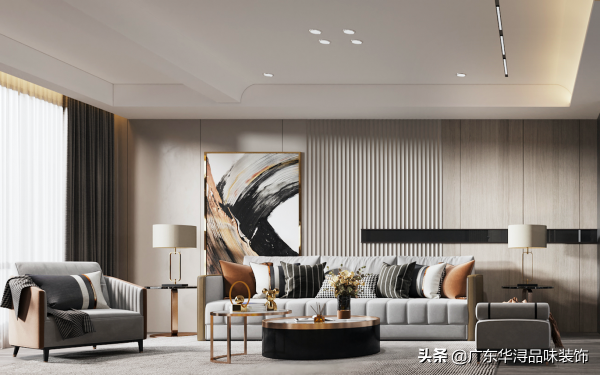 180㎡現代輕奢風，集現代與科幻為一體，營造不一樣的溫暖