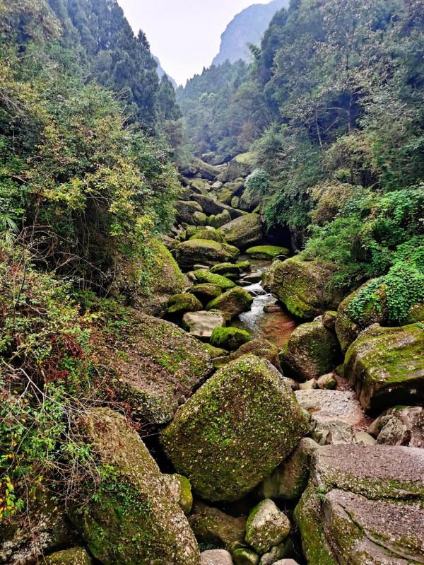 細雨徒步登劍門 細雨徒步登劍門
