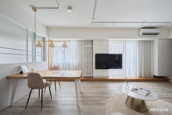 文藝風十足的80㎡老房,變身奶油新家 文藝風十足的80㎡老房,變身奶油新家