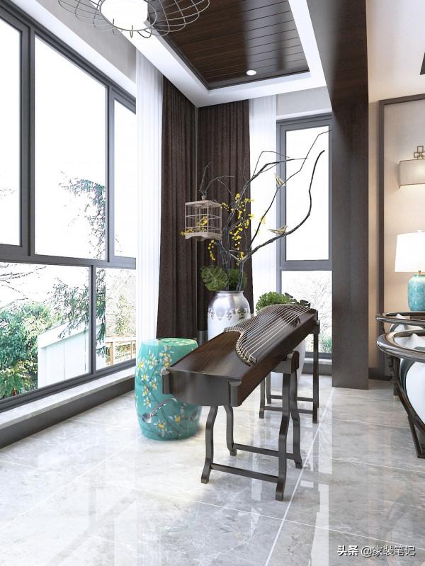 看了這對夫妻180㎡新家，才知道什麼是中式的詩情畫意，很有韻味