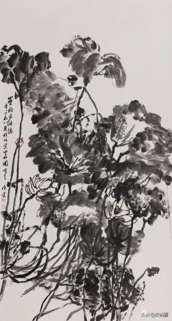 竹對芙蕖兩相幽——唐建荷花寫生 竹對芙蕖兩相幽——唐建荷花寫生