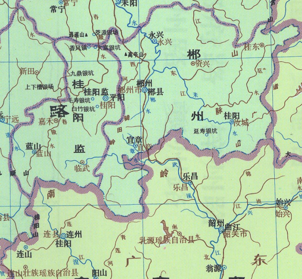湖南、廣東兩省交界處，為何在歷史上長期存在“多地用一名”現象