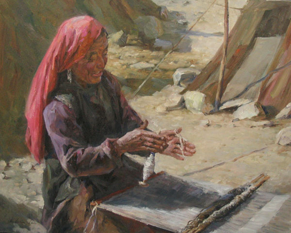 從中國走出的畫家 開爾文·雷作 品欣賞