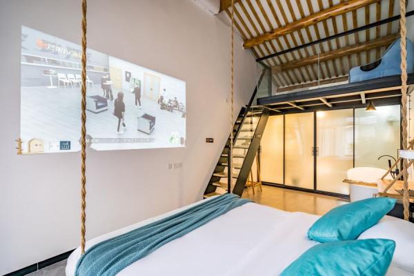 北京萬科石京龍滑雪場-充滿私密性的獨立庭院-極強的氛圍感