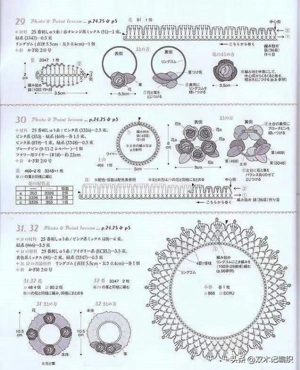 把這些鉤出的花花世界戴在身上，想想都讓人覺得心情好
