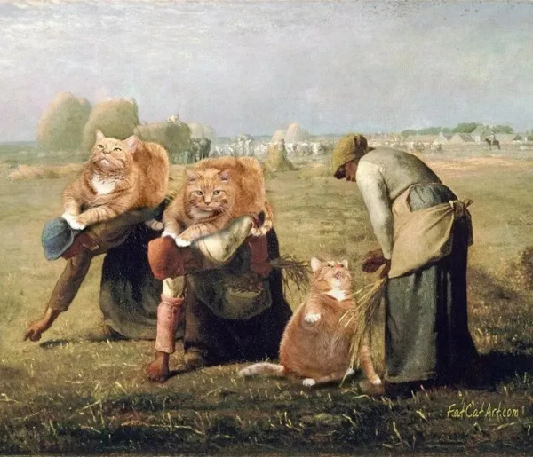 懷抱橘貓的蒙娜麗莎,微笑都變甜了 懷抱橘貓的蒙娜麗莎,微笑都變甜了