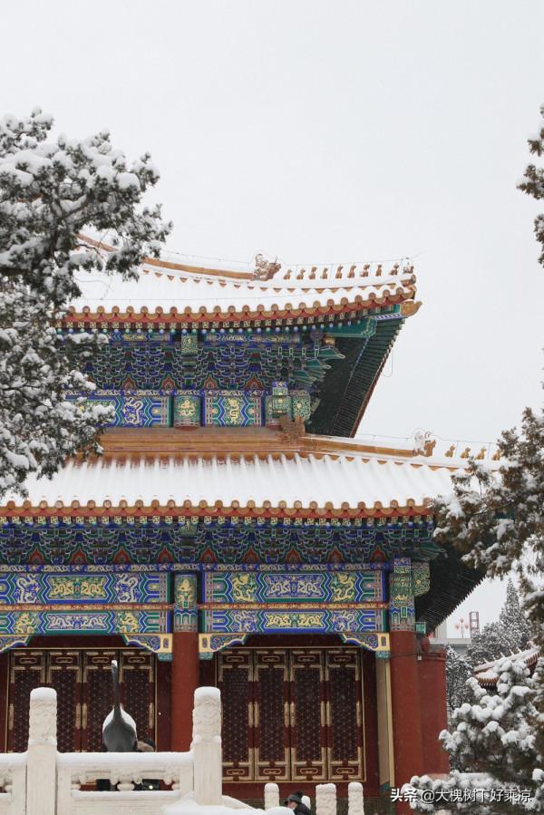 景山壽皇殿，被低估的雪景拍攝地，沒有約到故宮，來這裡