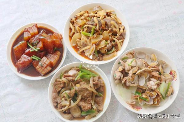 曬曬中年夫妻一週午餐，拌嘴吵鬧吃喝就是我們的全部