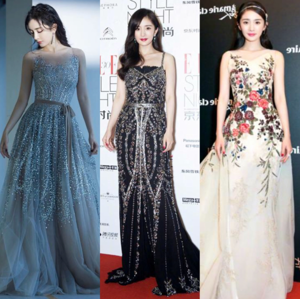 透視裙、漁網襪、花裙子，穿土味單品的女明星，照樣一個比一個美