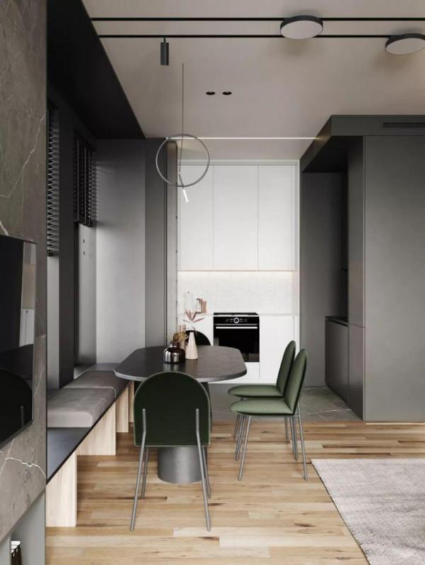 這個功能完善又明亮舒適的居住空間居然只有56平，你信嗎