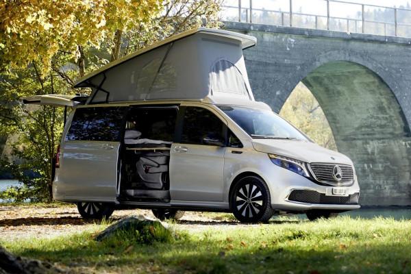 賓士EQV露營版官圖釋出,配可開啟車頂,兩種軸距可選 賓士EQV露營版官圖釋出,配可開啟車頂,兩種軸距可選