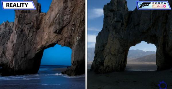 《極限競速：地平線5》對比影片：遊戲vs現實