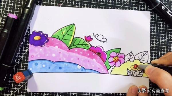 創意兒童畫:分享三款萬能背景畫法,卡通簡筆畫風格,收藏備用 創意兒童畫:分享三款萬能背景畫法,卡通簡筆畫風格,收藏備用