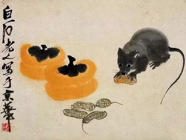 歲歲年年，“柿柿如意”丨國畫柿子