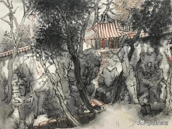 渤海大學中國畫研究生龐偉偉山水作品欣賞—念依草堂第118期 渤海大學中國畫研究生龐偉偉山水作品欣賞—念依草堂第118期