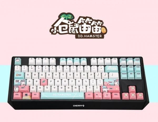 CHERRY櫻桃87鍵機械鍵盤 短笛小倉鼠眾籌僅349