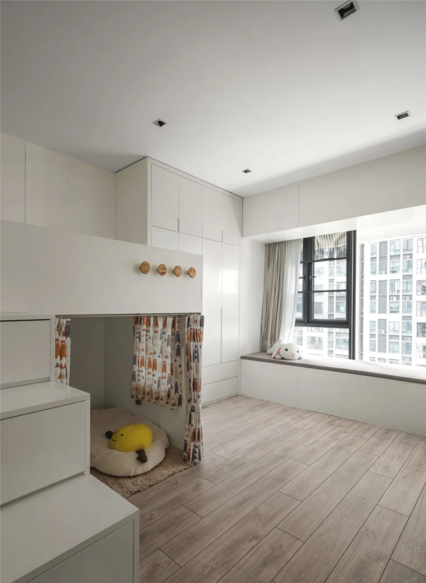 145㎡現代北歐風格新房裝修，溫柔三居室