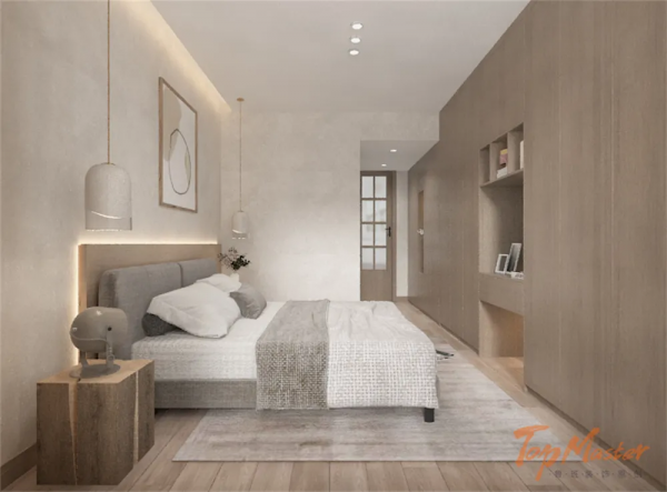 「魯班裝飾」吾悅首府120㎡侘寂風，悠然與腔調