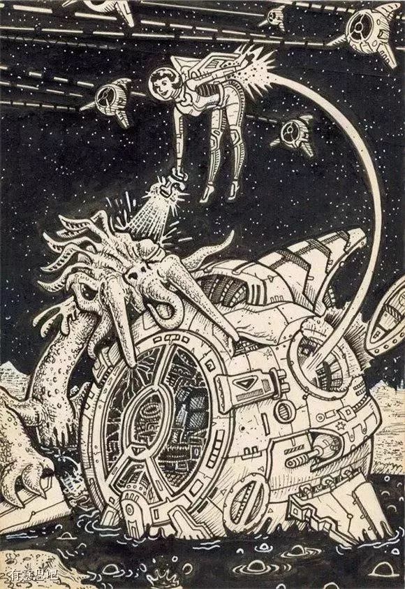 一張未畫完的美女畫像，在畫家的筆下變成了跌宕起伏漫畫故事