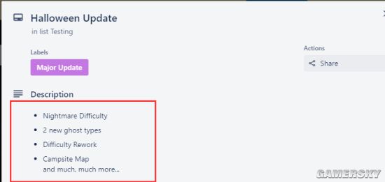 曝《恐鬼症》萬聖節新內容：兩種新鬼魂、新難度噩夢