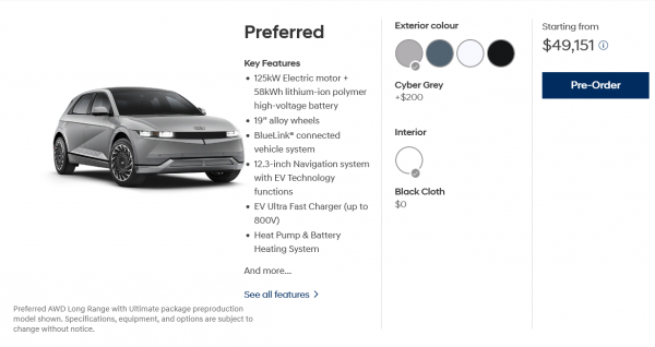 現代IONIQ 5即將在加拿大上市 共有5個版本/起售價約人民幣23.12萬 現代IONIQ 5即將在加拿大上市 共有5個版本/起售價約人民幣23.12萬