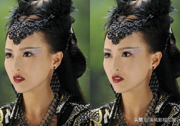 唐嫣的獨孤寧珂有多美？深紫色大氣美豔，黑色濃妝都這麼好看