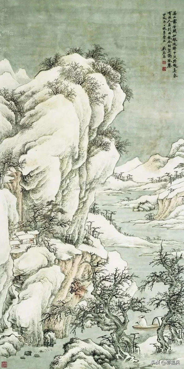 三十幅名家山水中堂，太養眼了